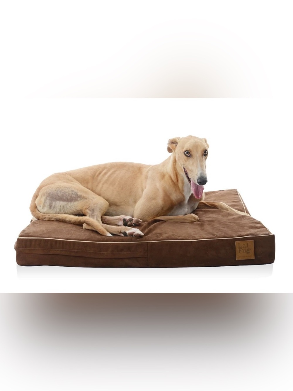 Laifug 46"x28"x4" Pet Bed Memory Foam - Waterproof Liner & Washable Cover